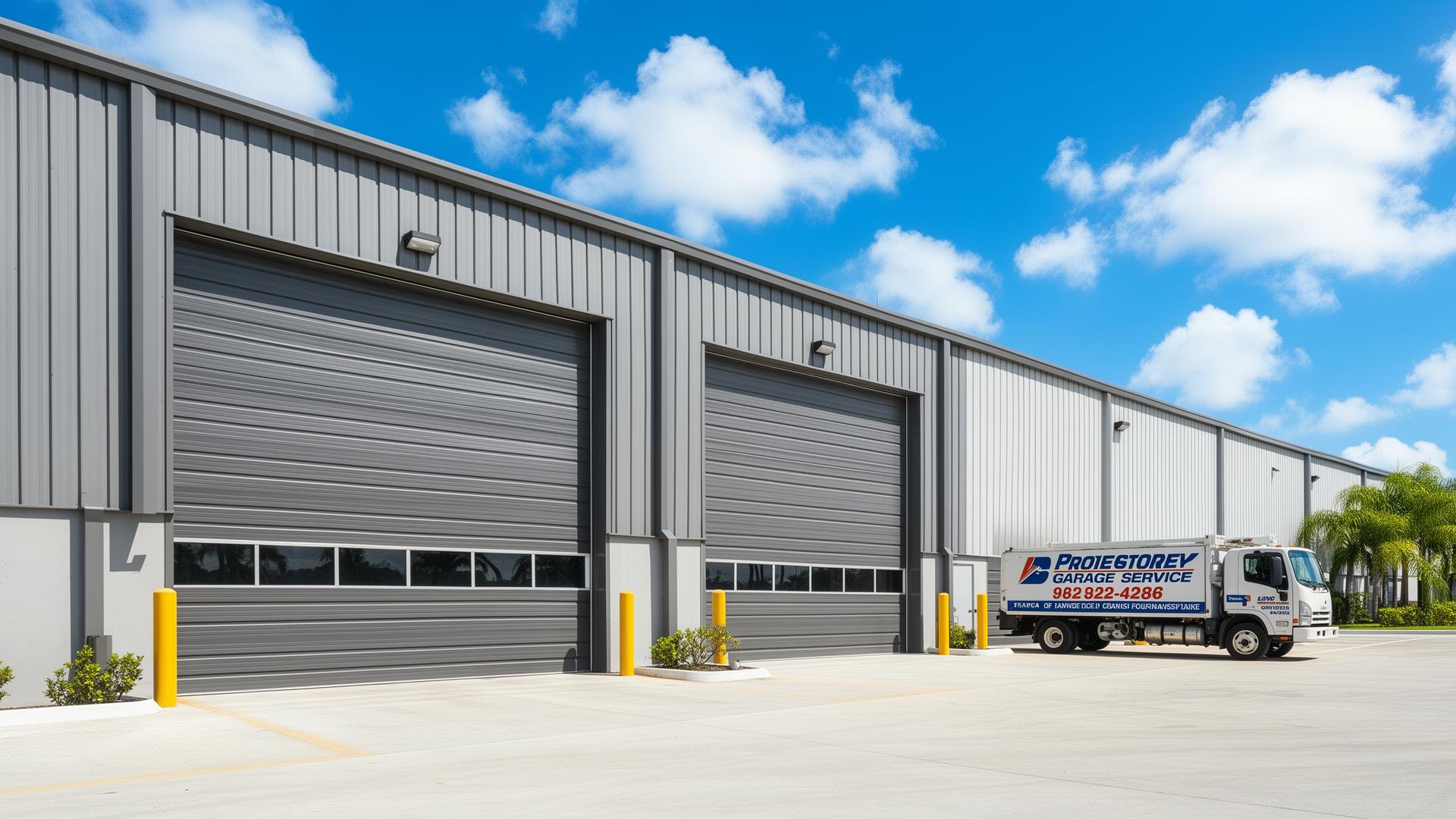 Professional commercial garage door installation in Bunnell, Florida